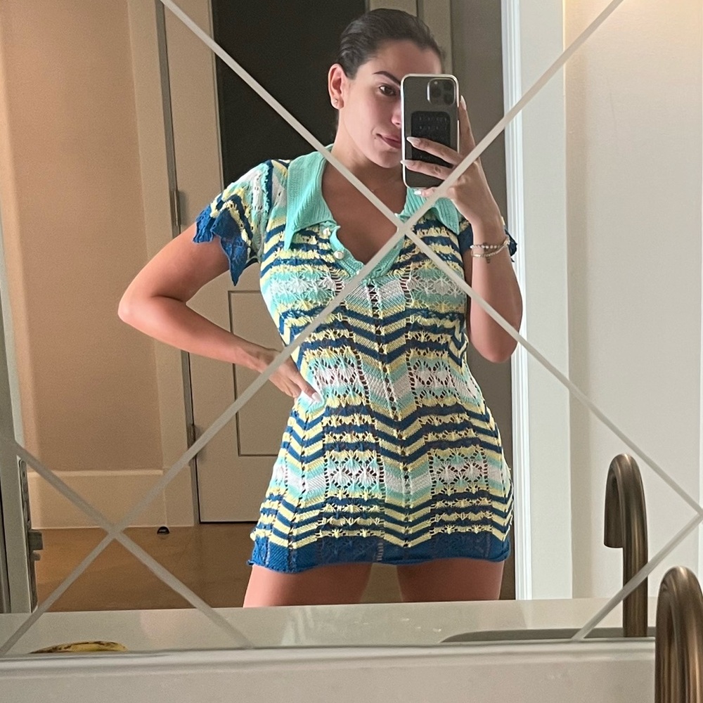 Knit beach dress